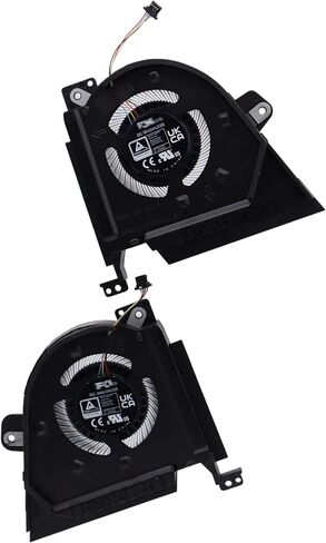 Deal4GO CPU & Graphics GPU Cooling Fan Replacement for ASUS ROG Zephyrus GX650 GX650RX-XS97 GX650PY-XS97 GX650RM-ES74 GX650RW GX650RS, Black in Saudi Arabia