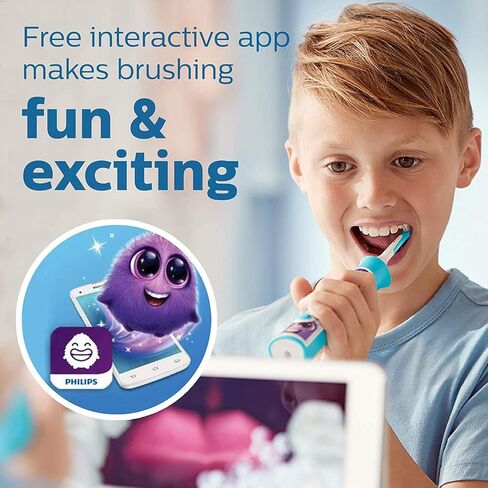 PHILIPS Sonicare for Kids Design a Pet Edition, Corded Electric, Brush Head Bundle, BD1005/AZ in Kuwait