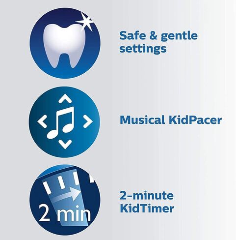 PHILIPS Sonicare for Kids Design a Pet Edition, Corded Electric, Brush Head Bundle, BD1005/AZ in Kuwait