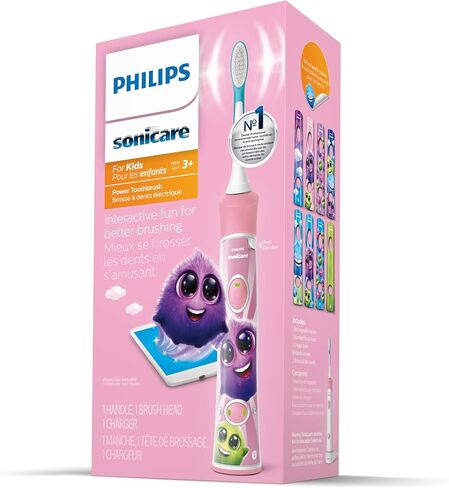 PHILIPS Sonicare for Kids Design a Pet Edition, Corded Electric, Brush Head Bundle, BD1005/AZ in Kuwait
