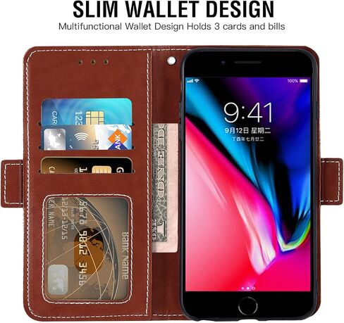 Asuwish متوافق مع iPhone 7plus 8plus 7/8 Plus جراب محفظة وواقي شاشة من الزجاج المقسى وغطاء قلاب وحامل بطاقات للهاتف الخلوي لهاتف i Phone7s 7s + 7+ 8s 8+ Phones8 7p 8p Women Rose Gold in Saudi Arabia