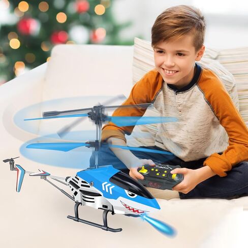 YongnKids Remote Control Helicopter for Kids| Rc Helicopter Toys w/t LED Lights, 3.5 Channel, Gyro Stabilizer, Altitude Hold, 2.4GHz Helicopter Toys for Beginner Boys Girls Indoor- Eagel in Saudi Arabia