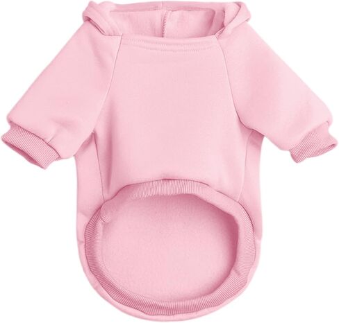 ملابس الحيوانات الأليفة بغطاء للرأس للكلاب الصغيرة Thing 1، سترة مطبوعة بغطاء للرأس للكلاب الصغيرة (أحمر خمري، L) in Kuwait