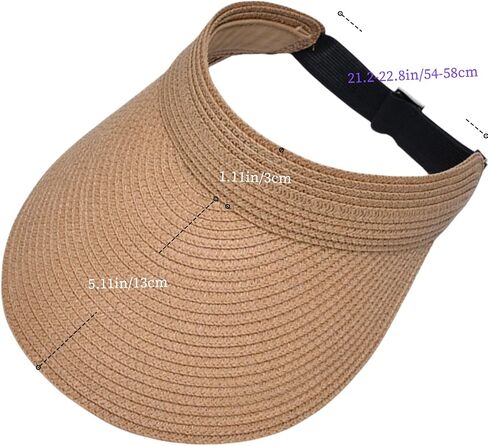 أقنعة الشمس القش للنساء المرأة قبعة للوقاية من الشمس الصيف Packable واسعة حافة ذيل حصان قبعات الشاطئ للنساء السفر عطلة in Saudi Arabia