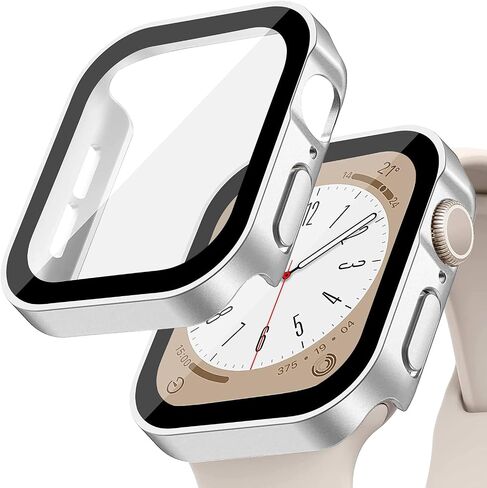 EIHAIHIS Screen Protector for Apple Watch Case Cover 42mm 46mm Series 10 Tempered Glass Waterproof PC Protective Bumper Face accessries for iwatch S10 42 46 mm in Saudi Arabia