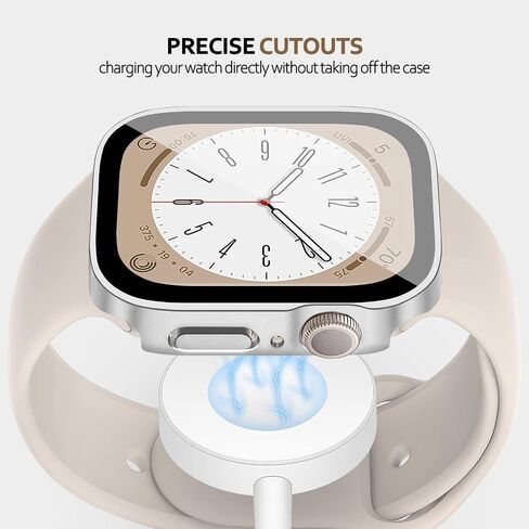 EIHAIHIS Screen Protector for Apple Watch Case Cover 42mm 46mm Series 10 Tempered Glass Waterproof PC Protective Bumper Face accessries for iwatch S10 42 46 mm in Saudi Arabia