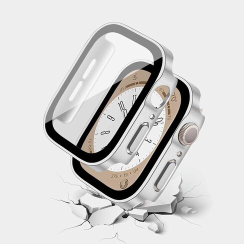 EIHAIHIS Screen Protector for Apple Watch Case Cover 42mm 46mm Series 10 Tempered Glass Waterproof PC Protective Bumper Face accessries for iwatch S10 42 46 mm in Saudi Arabia