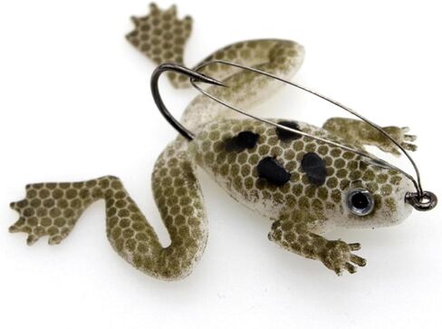 6pcs Golf Scorecard Fishing Lure Crank 6cm Thunder Frog Sling Shot Fish Lures Accessory Head Lure in Kuwait