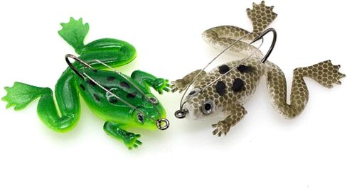 6pcs Golf Scorecard Fishing Lure Crank 6cm Thunder Frog Sling Shot Fish Lures Accessory Head Lure in Kuwait