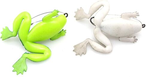 6pcs Golf Scorecard Fishing Lure Crank 6cm Thunder Frog Sling Shot Fish Lures Accessory Head Lure in Kuwait