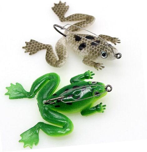 6pcs Golf Scorecard Fishing Lure Crank 6cm Thunder Frog Sling Shot Fish Lures Accessory Head Lure in Kuwait