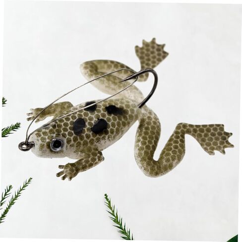 6pcs Golf Scorecard Fishing Lure Crank 6cm Thunder Frog Sling Shot Fish Lures Accessory Head Lure in Kuwait