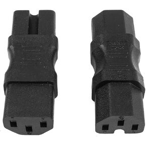 PNGKNYOCN C13 to C15 Power Adapter，IEC 320 C13 3 Pin Female to IEC320 C15 Female AC Power Adapter (2-Pack)