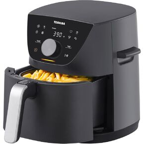 Toshiba 7.7QT Air Fryer, Family-Size for Quick and Easy Meals, 12 Preset Menus and Menu-IQ Function, 1°F Precision, 90% less fat, Double-sided Handles Easy Carrying