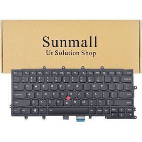 Replacement Keyboard Backlit Compatible with Lenovo ThinkPad X230S X240 X240I X240S X250 X250S X260 X270 01AV519 01AV530 04X0196 SN20K79593, with Frame Pointer Backlight US Layout