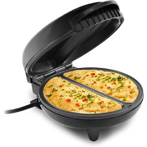 Elite Gourmet EWM015M# صانعة وافل صغيرة كهربائية غير لاصقة مقاس 4.5 بوصة، فطائر بلجيكية، تصميم مضغوط، براونز، كيتو، وجبات خفيفة، ساندويتش، بيض، سهلة التنظيف، نعناع
