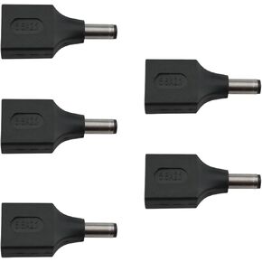 5PCS Black USB to DC Adapter USB 2.0 A Female to DC 5.5x2.1mm DC Male Connector Charge Barrel Jack Power Adapter for Small DC or USB Electronics Charging in Kuwait