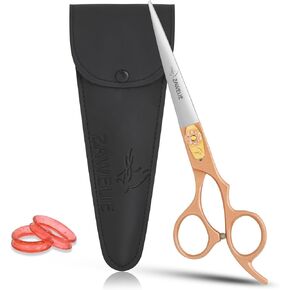 Thinning Shear for Dogs-7.5" Professional Thinning Shear with 56 Teeth, Japanese Stainless Steel,Ergonomic Heavy Duty Sharp and comfortable Blender Scissor for Dog, Cats and other Animals