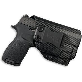 غطاء كلاسيكي كامل من IWB - داخل حافظة حزام الخصر - يناسب Sig P320 Compact مع TLR-7