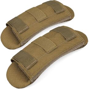 LIVANS Tactical Plate Carrier Shoulder Pads, 2 Pack Shoulder Strap Pad Backpack Strap Cushion Pads Vest Shoulder Pads Bag Strap Pad Backpack Accessories Fit Up to 3.1" Strap