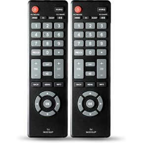 2 Pack NH315UP Remote Control Replacement fit for Sanyo LED LCD TV HDTV TVs