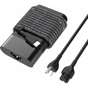 New 90W 65W USB C Laptop Charger for HP Spectre x360 HP 904144-850 904082-003 2ln85aa ADP-90FE HP 90w Type C Power Adapter USB-C AC Adapter Power Supply Cord