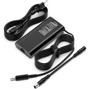 90W Laptop Charger for Dell Inspiron 11 13 14 15 17 3000 5000 7000 Series; for dell inspiron 15 3000 15-3552, 3555, 3558, 3565, 3567, 3582, 3583, 3590, 3593, 3595 Round Connectors Power Supply