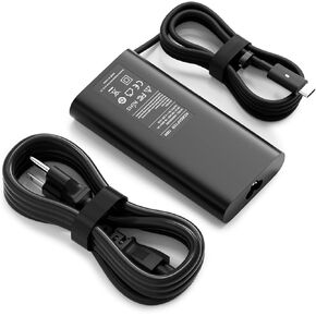 130W Laptop Charger USB C Compatible with Dell XPS 15 9500 9510 9520 9575 2 in 1 9530 17 9700 9710 9720 Precision 5570 3571 3560 3561 3580 5560 3541 3551 Latitude 5520 5531 5511 5521 5421 Power Cord