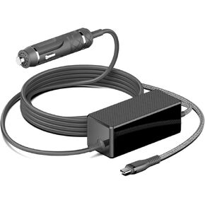 HKY 140W 100W 96W 90W 87W 67W 65W USB-C Laptop Car Charger PD3.1 12V-24V DC Adapter For MacBook Air/Pro,Dell XPS/Latitude/Precision,Lenovo Yoga/Thinkpad/ThinkBook,HP,MSI,Asus Laptop & All USB C Device