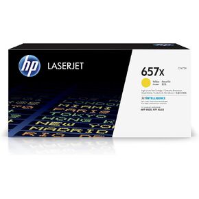 HP 657X Yellow High-yield Toner Cartridge | Works with HP Color LaserJet Enterprise MFP M681, M682 Series | CF472X
