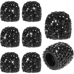 Tire Air Cap, 8PCS Bling Valve Stem Caps, Rhinestone Tire Valve Caps for Women Girls, Universal Tire Valve Stem Covers for Cars, SUV, Trucks, Bikes and Motorcycles