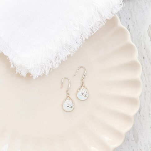 Recycled Antique Black Depression Glass and Sterling Silver Filigree Teardrop Earrings in Saudi Arabia