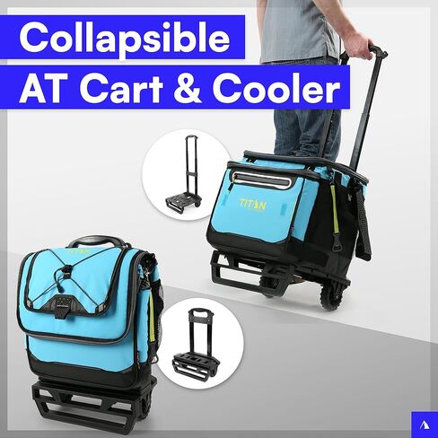 Titan Deep Freeze 60 (50+10) مبرد بعجلات - مبرد دوار قابل للطي بعجلات وعربة لجميع التضاريس in Kuwait