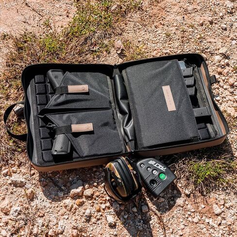 حافظة مسدس مزدوجة من Magpul DAKA مزودة بسحاب وشبه صلبة، باللون الأسود in Kuwait