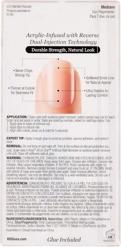 Kiss Salon Acrylic Nude Nails, KAN03, 28 Count in Saudi Arabia