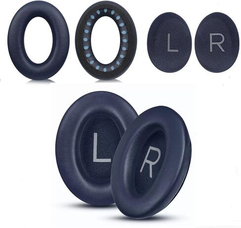 Replacement Ear Pads Cover,Earpads Cushions for Bose Quietcomfort QC45 QC 45 Over Ear Headphones (White) in Saudi Arabia