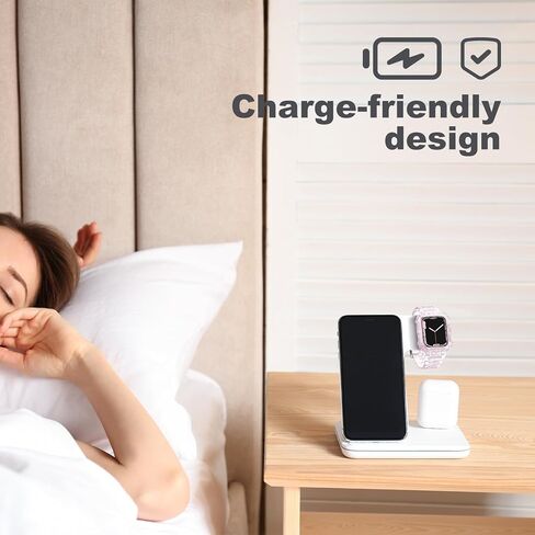 متوافق مع سوار ساعة Apple الشفاف مقاس 38 مم 40 مم 41 مم 42 مم 44 مم 45 مم مع حافظة واقية، حزام مقاوم للصدمات لسلسلة iwatch Bands 8 7 6 5 4 3 2 1 in Kuwait