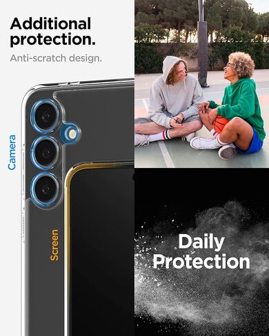 حافظة Spigen Ultra Hybrid مصممة لهاتف Galaxy S24 FE (2024) [مضادة للاصفرار]، شفافة كريستالية in Saudi Arabia
