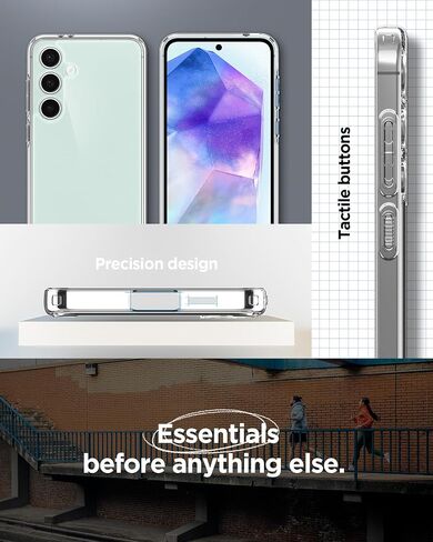 حافظة Spigen Ultra Hybrid مصممة لهاتف Galaxy S24 FE (2024) [مضادة للاصفرار]، شفافة كريستالية in Saudi Arabia