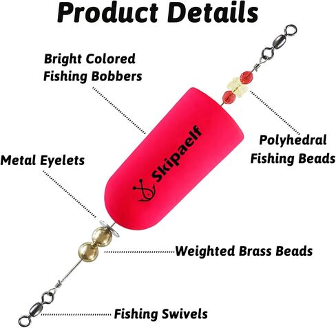 Popping Corks for Saltwater,Fishing Bobbers Weighted Fishing Floats Fishing Corks 2pcs/5pcs Redfish Speckled Trout in Saudi Arabia