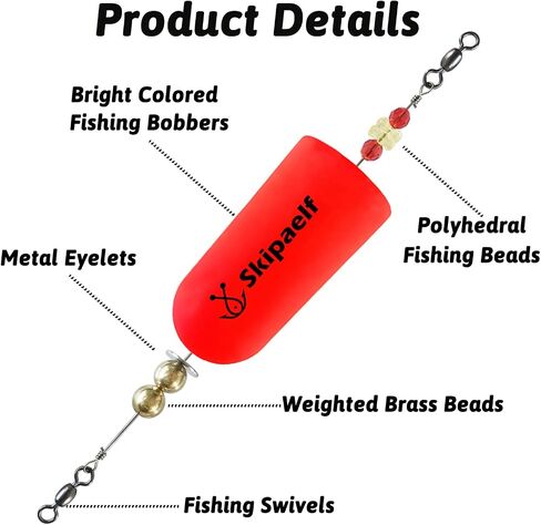 Popping Corks for Saltwater,Fishing Bobbers Weighted Fishing Floats Fishing Corks 2pcs/5pcs Redfish Speckled Trout in Saudi Arabia