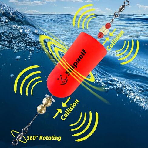 Popping Corks for Saltwater,Fishing Bobbers Weighted Fishing Floats Fishing Corks 2pcs/5pcs Redfish Speckled Trout in Saudi Arabia