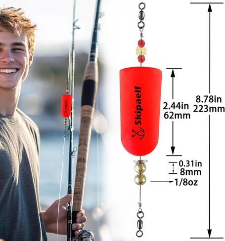 Popping Corks for Saltwater,Fishing Bobbers Weighted Fishing Floats Fishing Corks 2pcs/5pcs Redfish Speckled Trout in Saudi Arabia