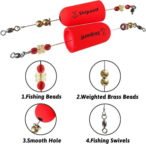 Popping Corks for Saltwater,Fishing Bobbers Weighted Fishing Floats Fishing Corks 2pcs/5pcs Redfish Speckled Trout in Saudi Arabia