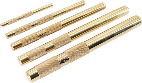 61360 Brass Drift Punch Set, 3/4-Inch 1/2-Inch 3/8-Inch 3/4'' 1/2'' 3/8'' Hand Tool Punches Tools for Home use in Kuwait