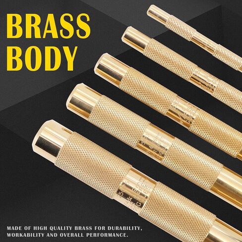 61360 Brass Drift Punch Set, 3/4-Inch 1/2-Inch 3/8-Inch 3/4'' 1/2'' 3/8'' Hand Tool Punches Tools for Home use in Kuwait