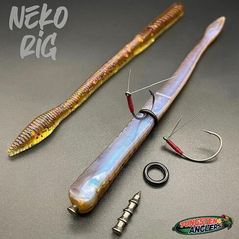 Tungsten 4 Anglers – 97% Pure Tungsten Pagoda Nail Sinker | Great Sinker for Freshwater and Saltwater Fishing | 6-Pack/Bag in Saudi Arabia