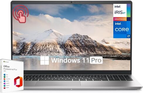 لاب توب ديل انسبايرون 15 للأعمال، شاشة لمس فل اتش دي 15.6 بوصة، انتل 10 كور i7-1355U، ذاكرة الوصول العشوائي 64 جيجا، 1 تيرابايت اس اس دي، واي فاي 6، كاميرا ويب 1080 بيكسل، لوحة مفاتيح بإضاءة خلفية، ويندوز 11 برو وترخيص مايكروسوفت أوفيس مدى الحياة in Saudi Arabia