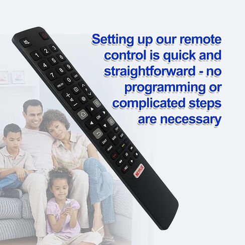 L1508V Replacement Remote for TCL TV Remote Control, Compatible with TCL Thomson Smart TV, No Setup Required in Saudi Arabia