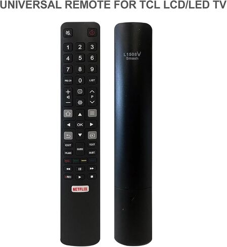 L1508V Replacement Remote for TCL TV Remote Control, Compatible with TCL Thomson Smart TV, No Setup Required in Saudi Arabia